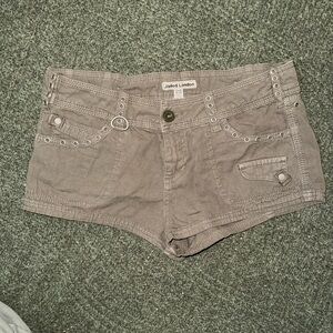 Jaded London Dark Green Women's Cargo Shorts NWT